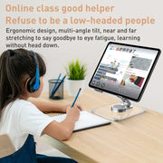 R-JUST T632 Acrylic 360 Degree Rotating Desktop Tablet Stand (Transparent)