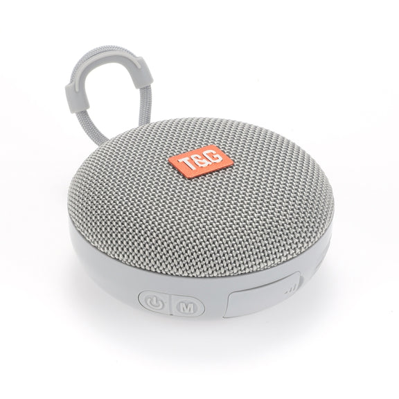 T&G TG352 Outdoor Portable Riding Wireless Bluetooth Speaker TWS Stereo Subwoofer, Support Handsfree Call / FM / TF(Grey)