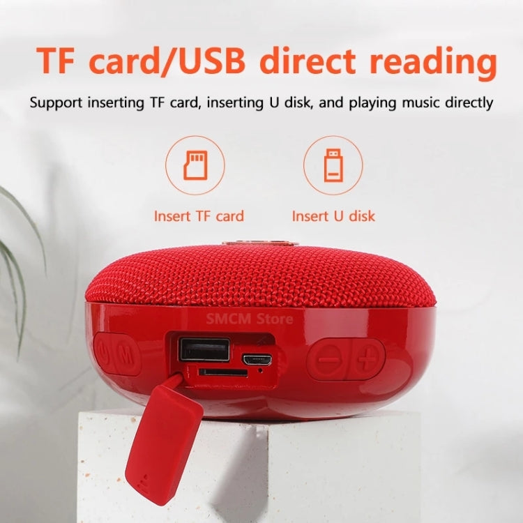 T&G TG352 Outdoor Portable Riding Wireless Bluetooth Speaker TWS Stereo Subwoofer, Support Handsfree Call / FM / TF(Grey)