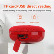 T&G TG352 Outdoor Portable Riding Wireless Bluetooth Speaker TWS Stereo Subwoofer, Support Handsfree Call / FM / TF(Grey)