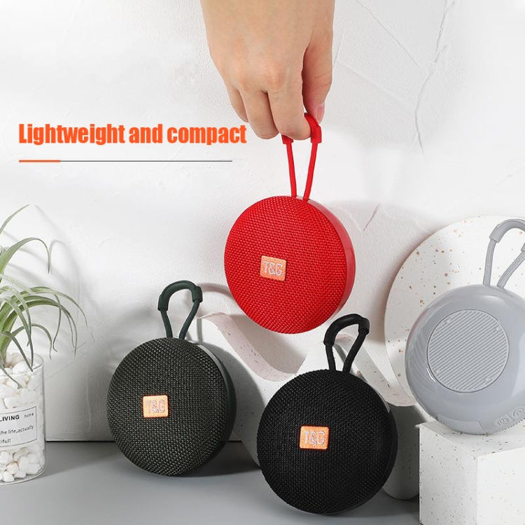 T&G TG352 Outdoor Portable Riding Wireless Bluetooth Speaker TWS Stereo Subwoofer, Support Handsfree Call / FM / TF(Grey)