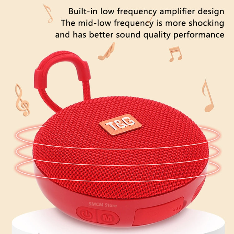 T&G TG352 Outdoor Portable Riding Wireless Bluetooth Speaker TWS Stereo Subwoofer, Support Handsfree Call / FM / TF(Grey)