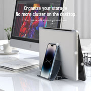 R-JUST BJ16 3 in 1 Multifunctional Gravity Storage Bracket Base (Silver)