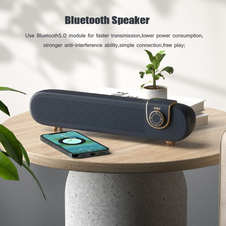EWA L102 Classic Style Retro Bluetooth Wireless Speaker, Support TF/AUX(Pink)