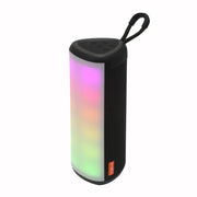 T&G TG357 Portable Wireless Bluetooth Speaker Outdoor Subwoofer with RGB Colorful Light & TWS(Black)