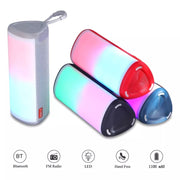 T&G TG357 Portable Wireless Bluetooth Speaker Outdoor Subwoofer with RGB Colorful Light & TWS(Blue)