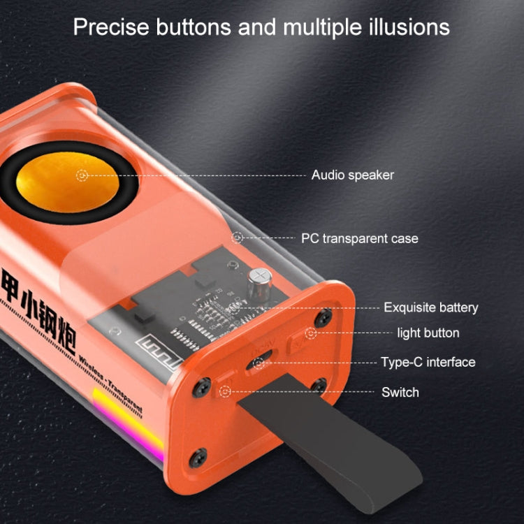 5W Portable Bullet TWS Wireless Bluetooth Speaker (Grey)