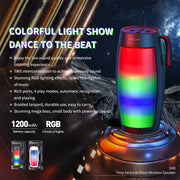 WEKOME D40 5W Sound Pulse Colorful Bluetooth Speaker (Black)