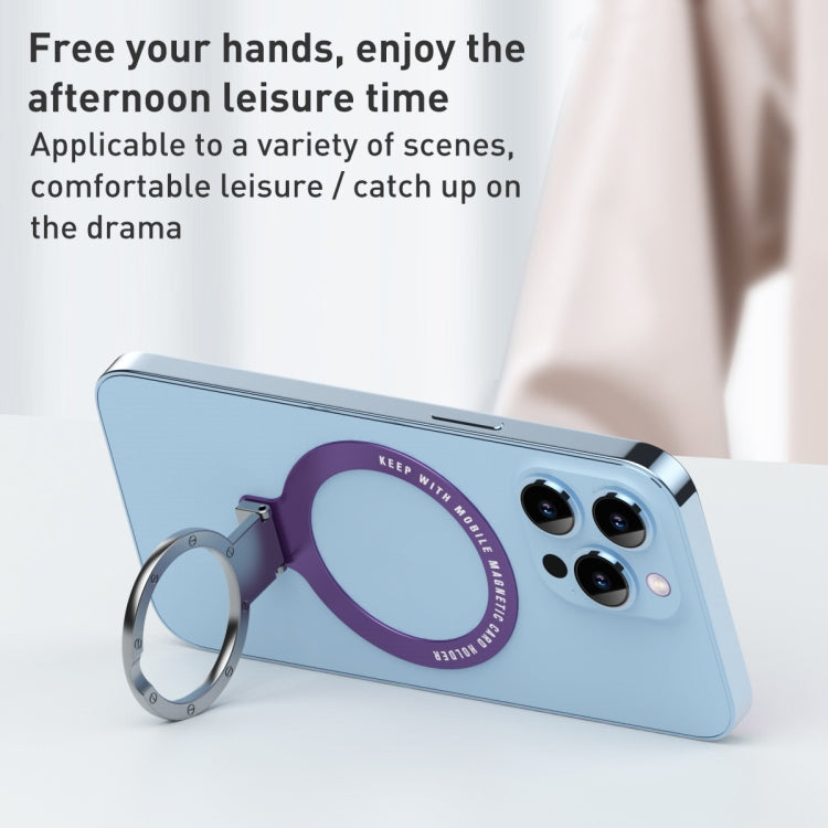 Ultra-thin Metal Phone Holder (White)