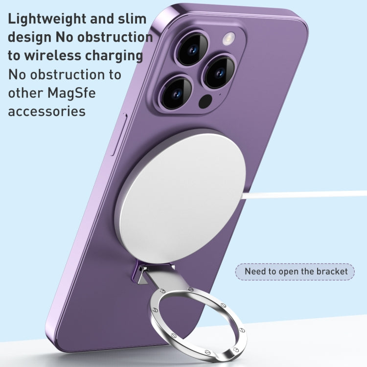 Ultra-thin Metal Phone Holder (White)