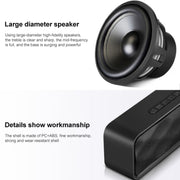 SC211 Pro Outdoor Multi-function Card Wireless Bluetooth Speaker Standard Edition (Black)