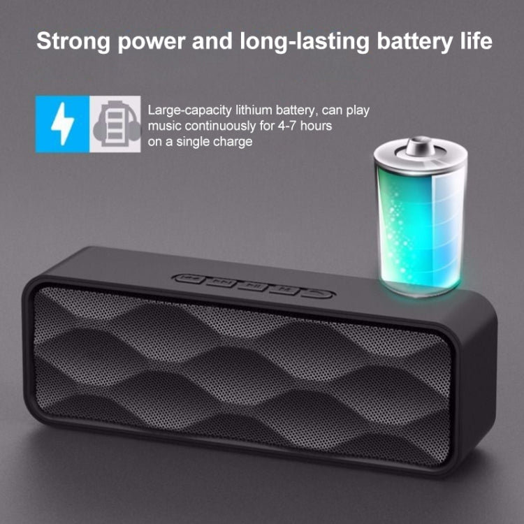 SC211 Pro Outdoor Multi-function Card Wireless Bluetooth Speaker Upgraded Version(Red)