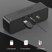 SC211 Pro Outdoor Multi-function Card Wireless Bluetooth Speaker Upgraded Version(Red)