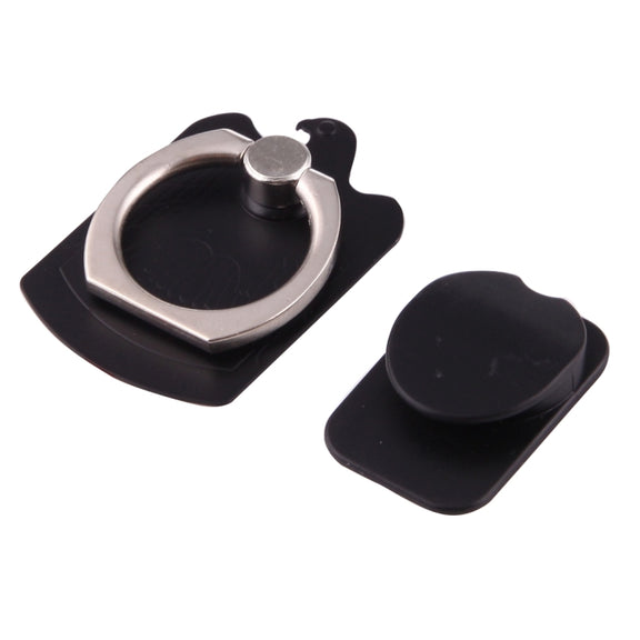 Cmzact CPS-2in1 2 in 1 Eagle Shape 360 Degrees Rotation Magnetic Phone Ring Stent Car Hook Mount(Black)