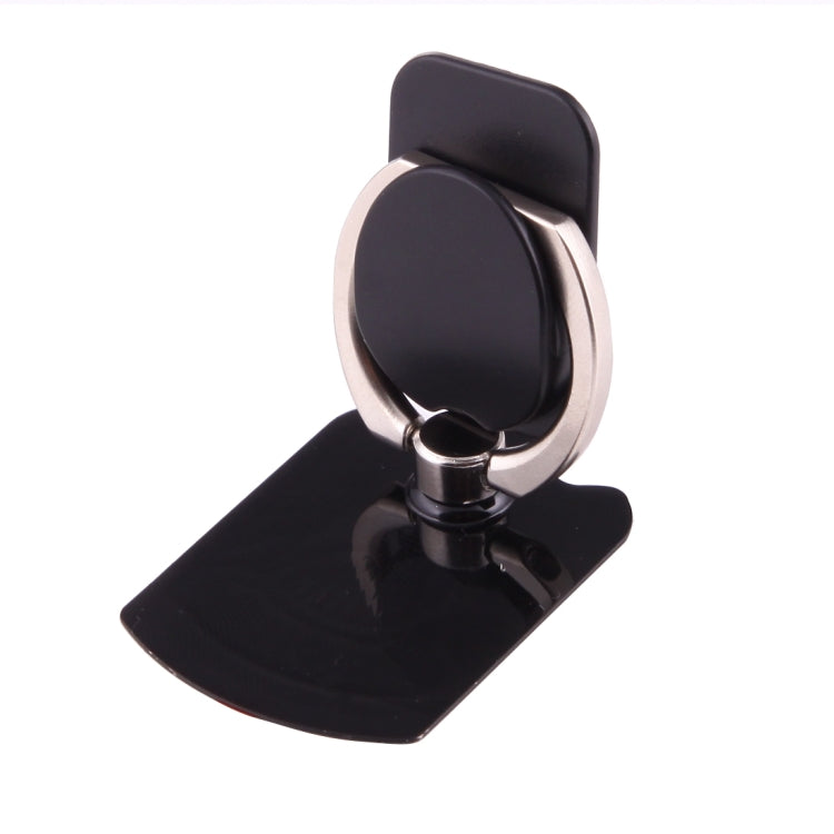 Cmzact CPS-2in1 2 in 1 Eagle Shape 360 Degrees Rotation Magnetic Phone Ring Stent Car Hook Mount(Black)