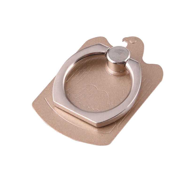 Cmzact CPS-2in1 2 in 1 Eagle Shape 360 Degrees Rotation Magnetic Phone Ring Stent Car Hook Mount(Gold)