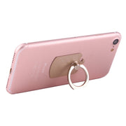 Cmzact CPS-2in1 2 in 1 Eagle Shape 360 Degrees Rotation Magnetic Phone Ring Stent Car Hook Mount(Gold)