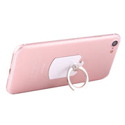Cmzact CPS-2in1 2 in 1 Eagle Shape 360 Degrees Rotation Magnetic Phone Ring Stent Car Hook Mount(White)