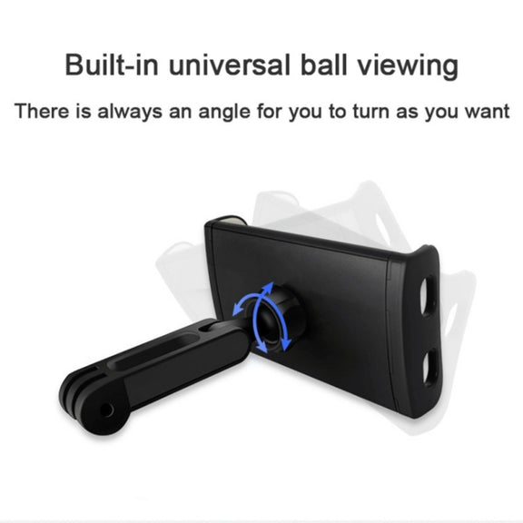 CHZ-06 Retractable Car Backrest Holder for 7-14 inch Mobile Phones / Tablets (Black)