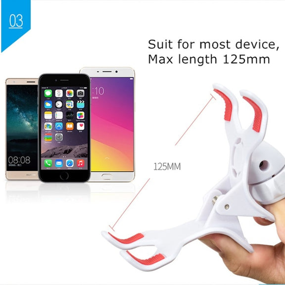 UBN-46 Regular Version Rotatable and Detachable Lazy Desktop Bedside Stand Mobile Phone Stand, Height: 90cm (White)