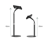 ZM17 Retractable Rotatable Outdoor Selfie Desktop Phone Stand for 4.6-7.8 inch Mobile Phones / Tablets (Black)