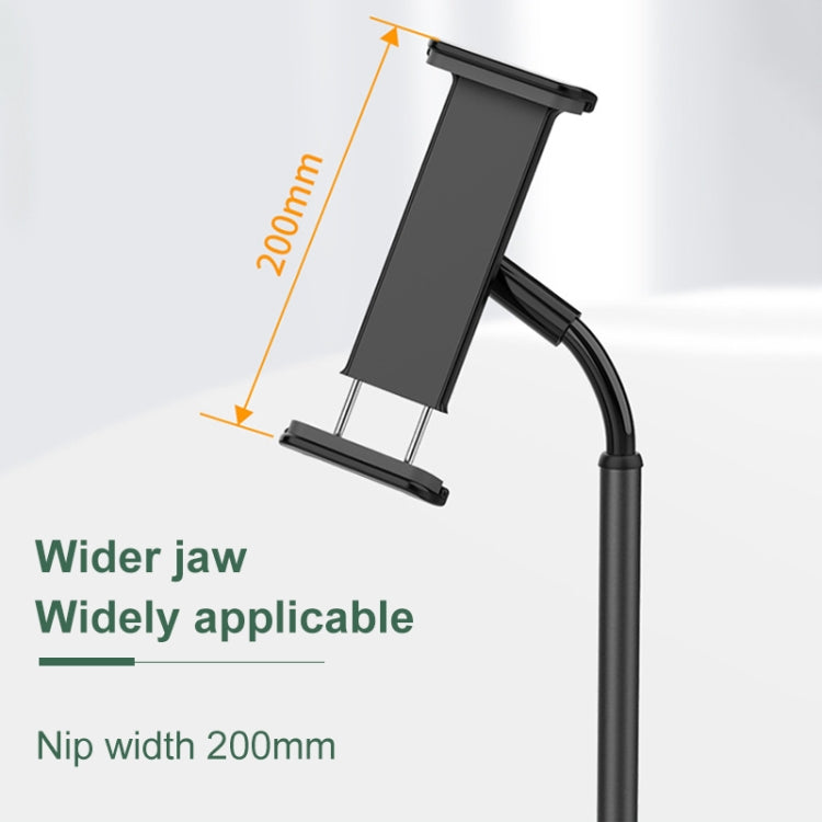 ZM17 Retractable Rotatable Outdoor Selfie Desktop Phone Stand for 4.6-7.8 inch Mobile Phones / Tablets (Black)