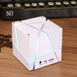 Qone 2 Cube Mini Portable Card Wireless Bluetooth Speaker(White) - Mini Speaker by PMC TechLife | Online Shopping South Africa | PMC TechLife
