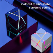 Qone 2 Cube Mini Portable Card Wireless Bluetooth Speaker(Black)