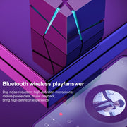 Qone 2 Cube Mini Portable Card Wireless Bluetooth Speaker(Blue)