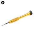 JIAFA JF-609-0.6Y Tri-point 0.6 Repair Screwdriver for iPhone X/ 8/ 8P/ 7/ 7P & Apple Watch(Gold) - Screwdriver by JIAFA | Online Shopping South Africa | PMC TechLife