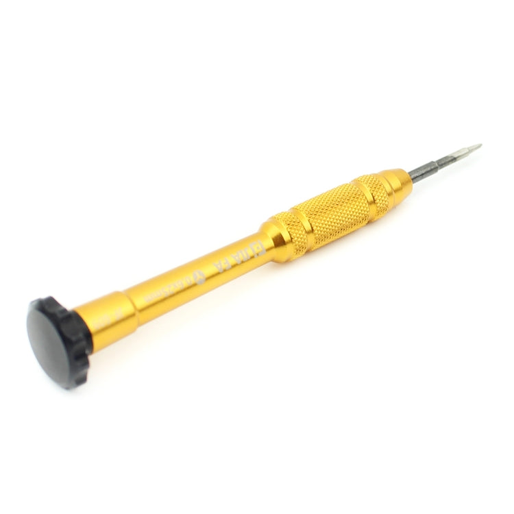 JIAFA JF-609-0.6Y Tri-point 0.6 Repair Screwdriver for iPhone X/ 8/ 8P/ 7/ 7P & Apple Watch(Gold)