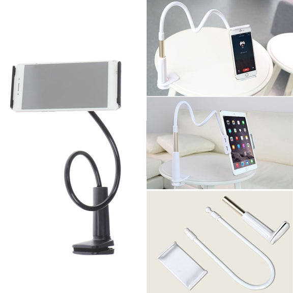 UBN-30 Classic Style Universal 360 Degrees Rotating Detachable Two-stage Lazy Bracket Mobile Phone / Tablet Desktop Bracket with Bilateral Pull Chuck (Black)