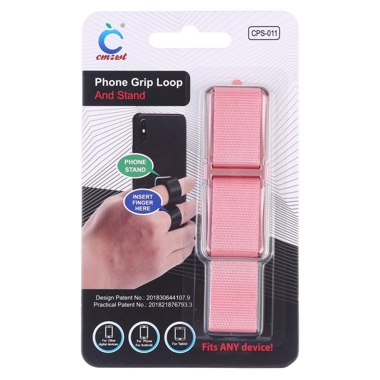CPS-011 Universal Phone Grip Loop & Stand Holder (Pink)