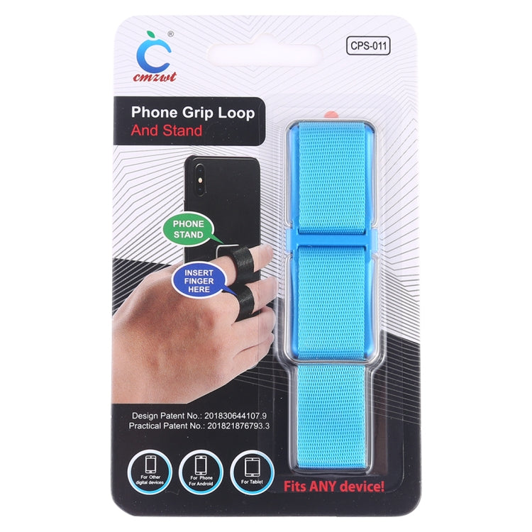 CPS-011 Universal Phone Grip Loop & Stand Holder (Baby Blue)