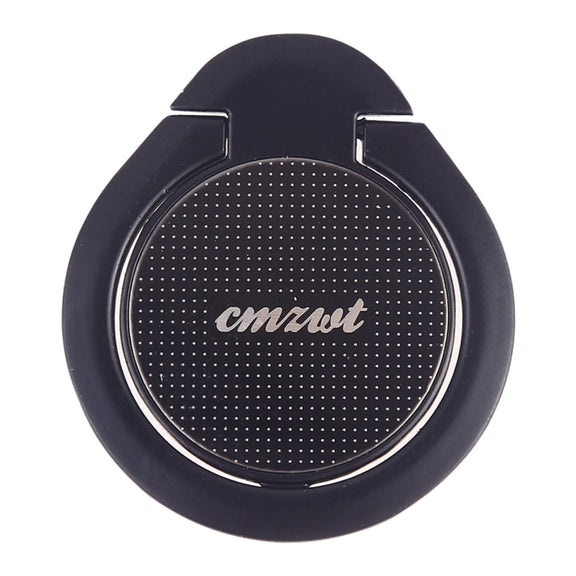 CPS-019 Universal Super-thin Phone Stand Ring Holder with Magnetic Function (Black)