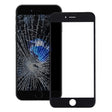 Front Screen Outer Glass Lens with Front LCD Screen Bezel Frame & OCA Optically Clear Adhesive for iPhone 7(Black) - free shipping - PMC TechLife - Order now!