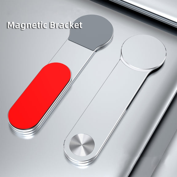 T617 Multi-function Laptop Folding Magnetic Expanded Metal Bracket (Silver)