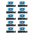 10 PCS Earpiece Receiver Mesh Cover + Earpiece Receiver Adhesive Sticker for iPhone 7 - Metal Parts by PMC TechLife | Online Shopping South Africa | PMC TechLife