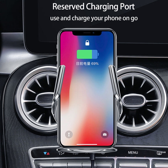 WK WP-U205 15W Vanguard Series Transcendent Wireless Charging Car Holder (Black)