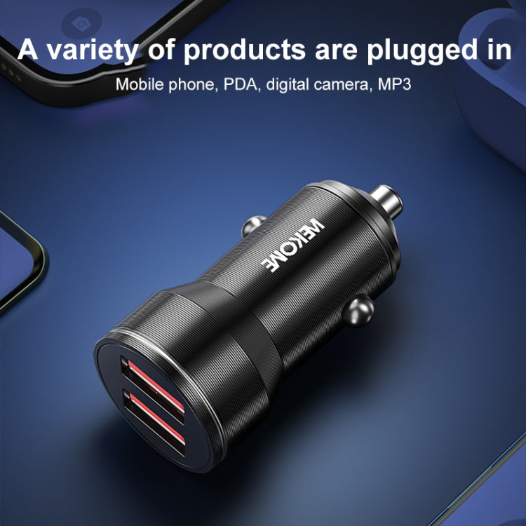 WK WP-C43 Staroad Series 15W Dual USB Car Charger (Black)