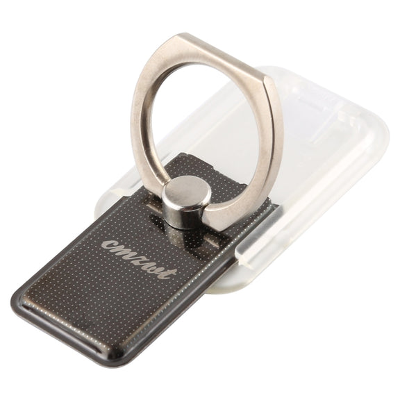 CPS-013 360 Degrees Rotate Freely Removable Magnetic Ring Stand Phone Holder, Support Wireless Charging(Black)