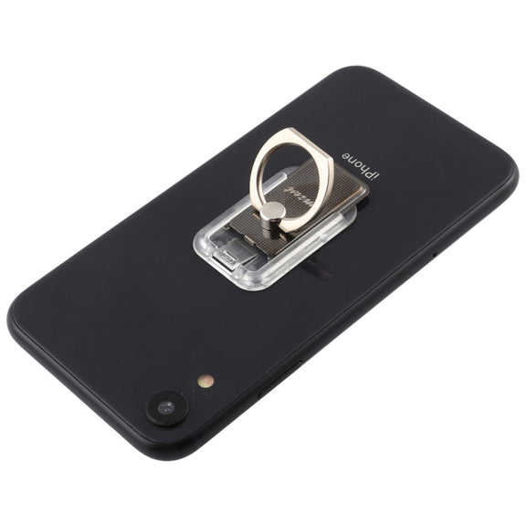 CPS-013 360 Degrees Rotate Freely Removable Magnetic Ring Stand Phone Holder, Support Wireless Charging(Black)