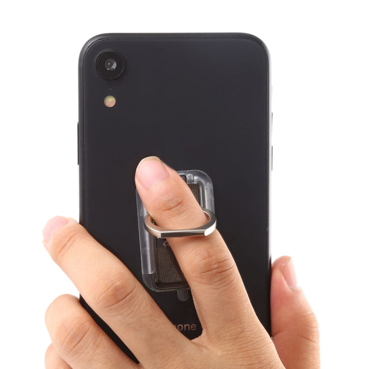 CPS-013 360 Degrees Rotate Freely Removable Magnetic Ring Stand Phone Holder, Support Wireless Charging(Black)