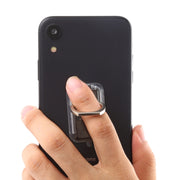 CPS-013 360 Degrees Rotate Freely Removable Magnetic Ring Stand Phone Holder, Support Wireless Charging(Black)