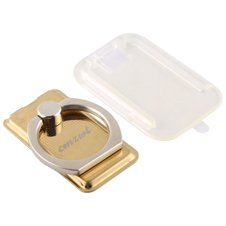 CPS-013 360 Degrees Rotate Freely Removable Magnetic Ring Stand Phone Holder, Support Wireless Charging(Gold)