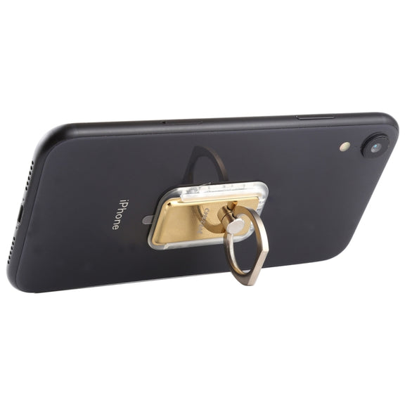 CPS-013 360 Degrees Rotate Freely Removable Magnetic Ring Stand Phone Holder, Support Wireless Charging(Gold)