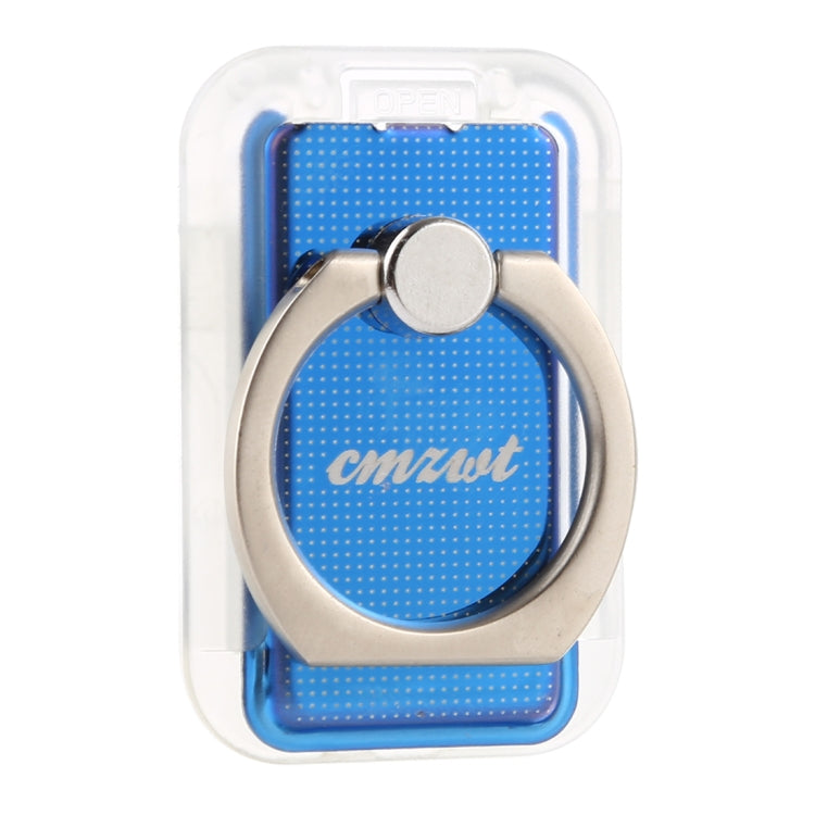 CPS-013 360 Degrees Rotate Freely Removable Magnetic Ring Stand Phone Holder, Support Wireless Charging(Blue)