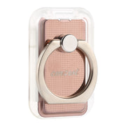 CPS-013 360 Degrees Rotate Freely Removable Magnetic Ring Stand Phone Holder, Support Wireless Charging(Rose Gold)