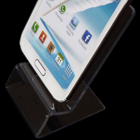 10 PCS Acrylic Mobile Phone Display Stand Holder(Transparent)