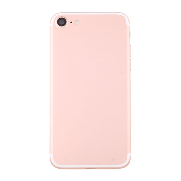 Battery Back Cover Assembly with Card Tray for iPhone 7(Rose Gold)